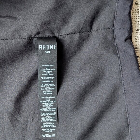 Rhone Bomber Jacket Men's Small Full Zip Stretch Skyline Spring Coat - Picture 8 of 8